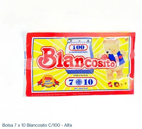 7X10 BLANCOSITO C100 TERMICA BOLSA 7 X 10 TÉRMICA BLANCOSITO - Imagen 1