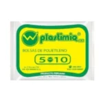 BOLSA 5x10 cristal amarillo Plastimiq