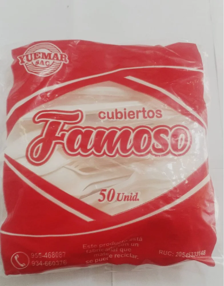 CUCHARA GRANDE FAMOSO CUCHARAS FAMOSO (COLOR ROJO) - Imagen 1