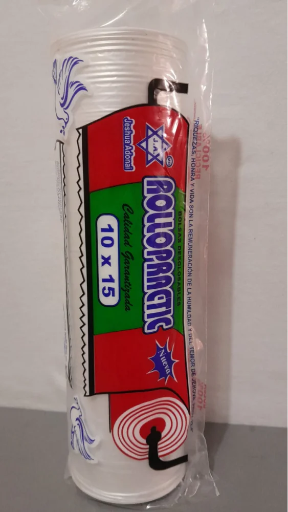 Bolsas 10x15 Rollomatic Eco 800 GR Mt Bolsas 10x15 Rollopractic Eco 800 GR Mt - Imagen 1